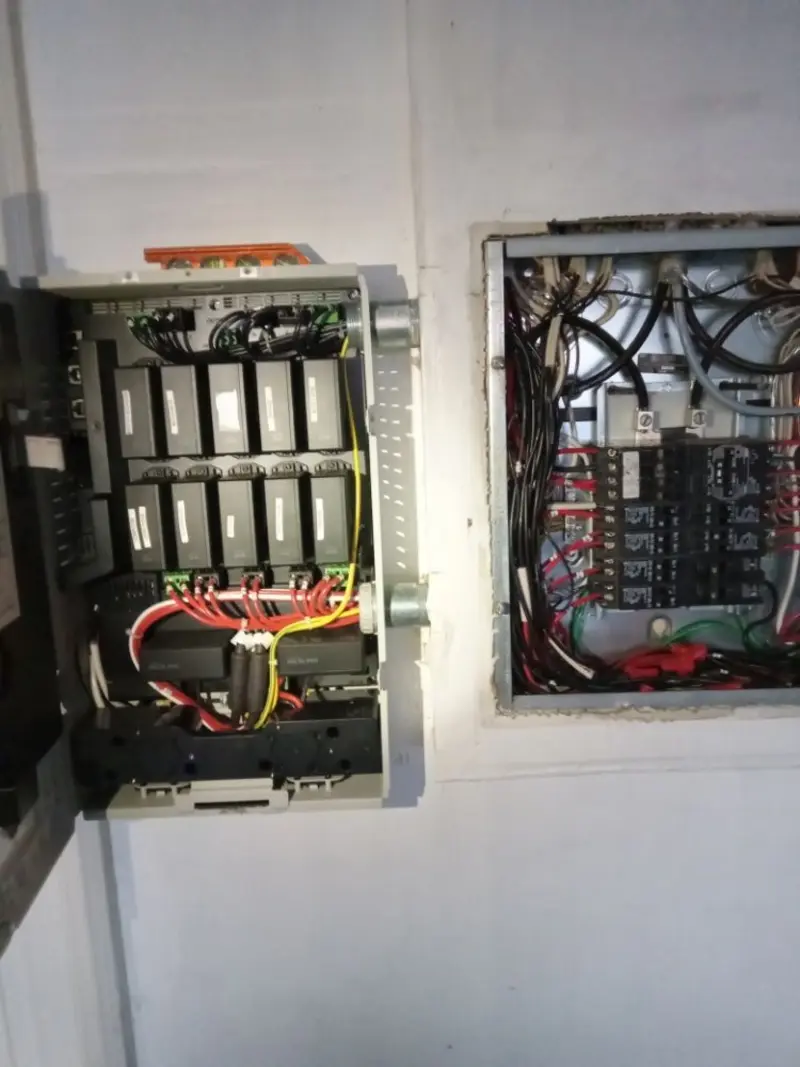 Electrical panel upgrade completed for Security Camera Wiring in Fruita
